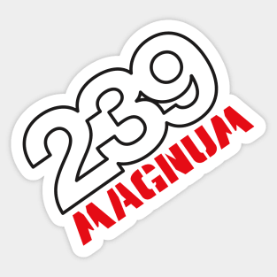 239 Magnum - Badge Design Sticker